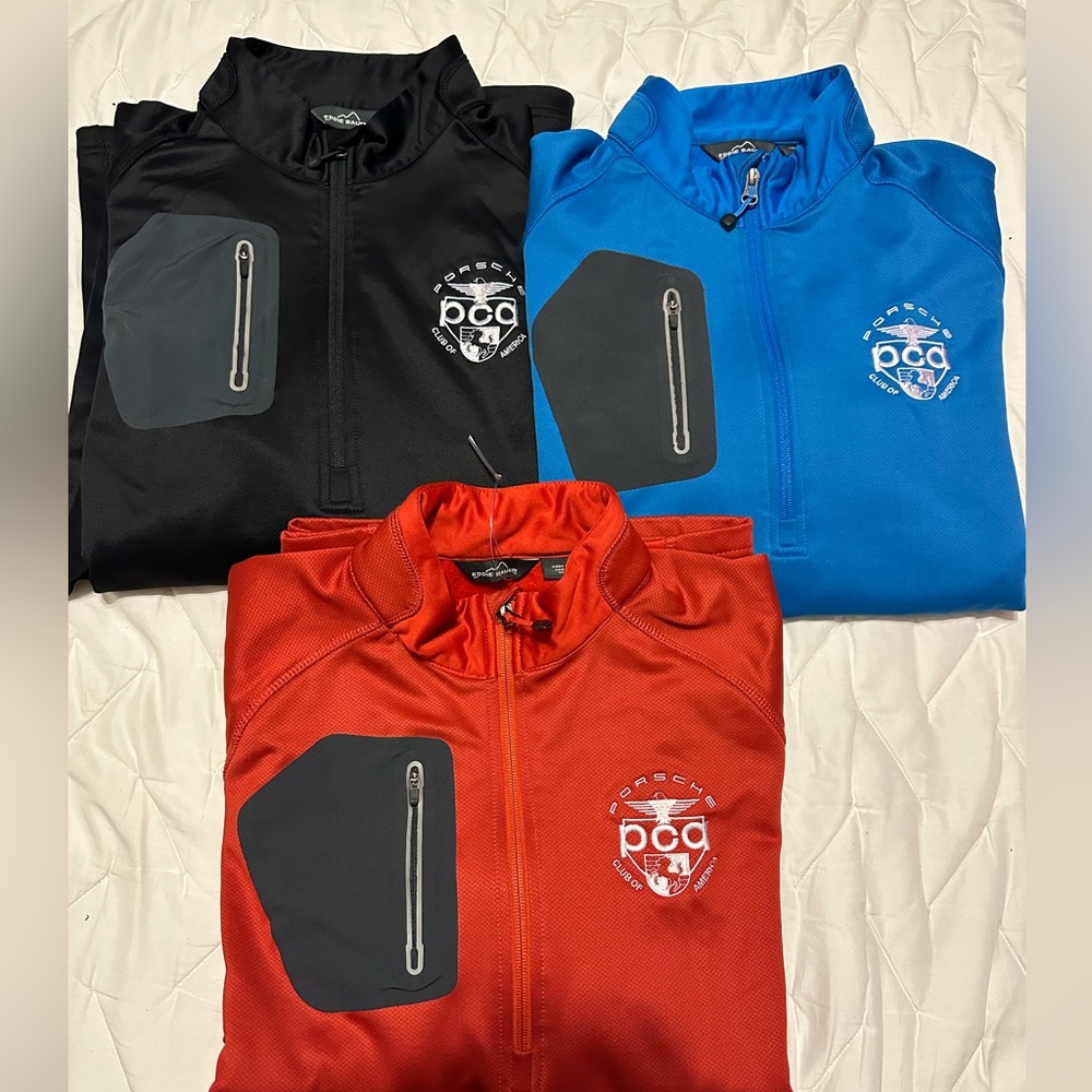 New Set of 3 XL man Porsche club of America